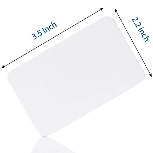 Primbeeks 300Pcs Blank Business Cards, Premium Blank White Cards, 3.5" X 2.2" Small Blank Cards, Blank Cardstock Cards, Small Note Cards, White Blank Cards, White Business Cards, Kraft Paper Cards #TOP1