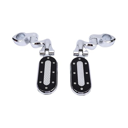 Repose-pieds d'autoroute moto anti-fatigue réglables en alu pour Electra Glide