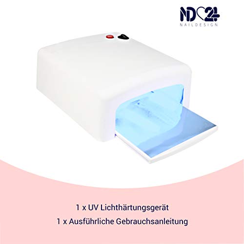 ND24 NailDesign – Gelnägel Starter Set Pediküre für Fußnägel mit UV Allroundgel, Frenchgel, Spot Swirl, Zehenspreizer… – Bild 5