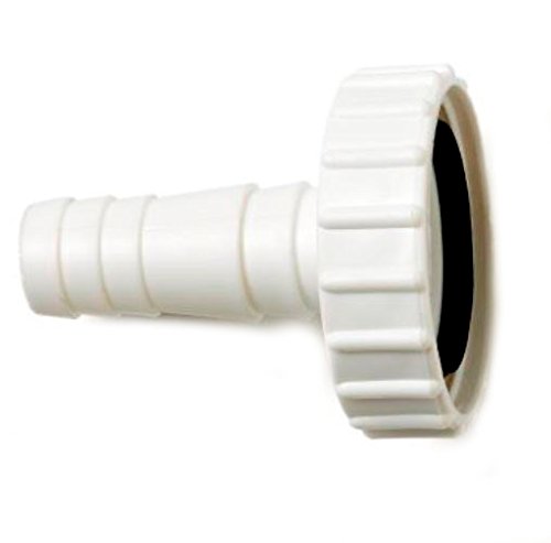 MerriwayBH04467 25mm (1 inch) Single Appliance Connector Washing Machine Dishwasher to Waste Trap, White