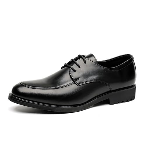 Comfortable Leather Oxford Shoes for Men Ideal for Business and Formal Wear with Classic Lace Up Design