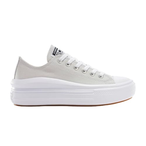 CONVERSE Zapatillas Grises Chuck Taylor All Star Move Ox Barely Grey/White/Black