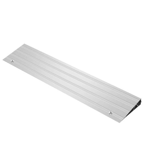 YMINCGGM Rampa De Soleira Porta Com Elevação 1', Rampas Alumínio Para Cadeiras Rodas, Capacidade Carga 1200 Libras Cadeira Scooter, Bicicleta