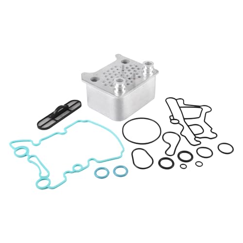 PAPAPARTS Engine Oil Cooler Kit Compatible with Ford F250 F350 F450 F550 E350 E450 Super Duty Excursion Powerstroke Diesel 6.0 V8 Replace 3C3Z-6A642-CA 904-228