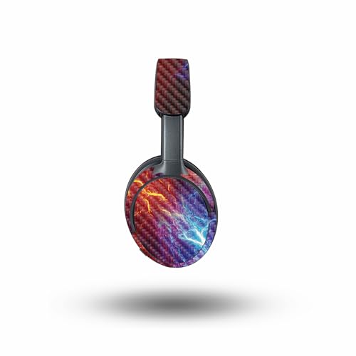 Image of MightySkins Carbon Fiber Skin Compatible with Bose QuietComfort Ultra - Color Lightning | Protective, Durable Textured Carbon Fiber Finish | Easy to Apply