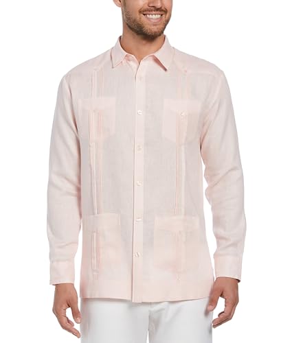 Image of Cubavera Men's Long-Sleeve 100% Linen Guayabera