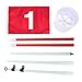 Portable Golf Flag Stick Golf Hole Cup Nylon Golf Flags Golf Green Flag and Hole Cup