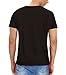 NUOKESASI Men's Casual Slim Fit Basic Henley Short Sleeve Fashion T-Shirt Black-Medium