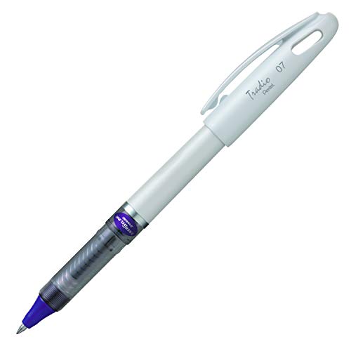 Bolígrafo Pentel ENER-GEL Tradio Pearl 0.7mm Violet Pack 12 miniatura 2