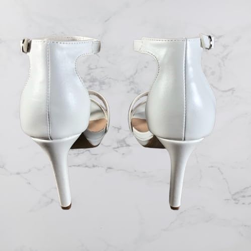 Women's Ankle Strap Open Toe High Stiletto Platform Dress Pump Heel Sandals4