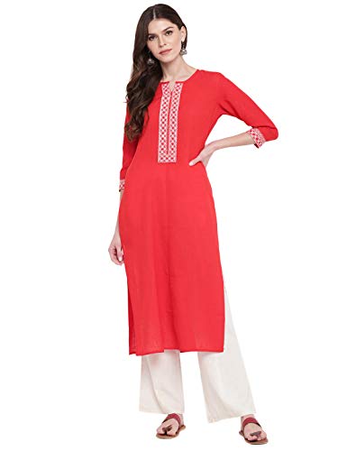 Image of Vbuyz Women Cotton Straight Kurti