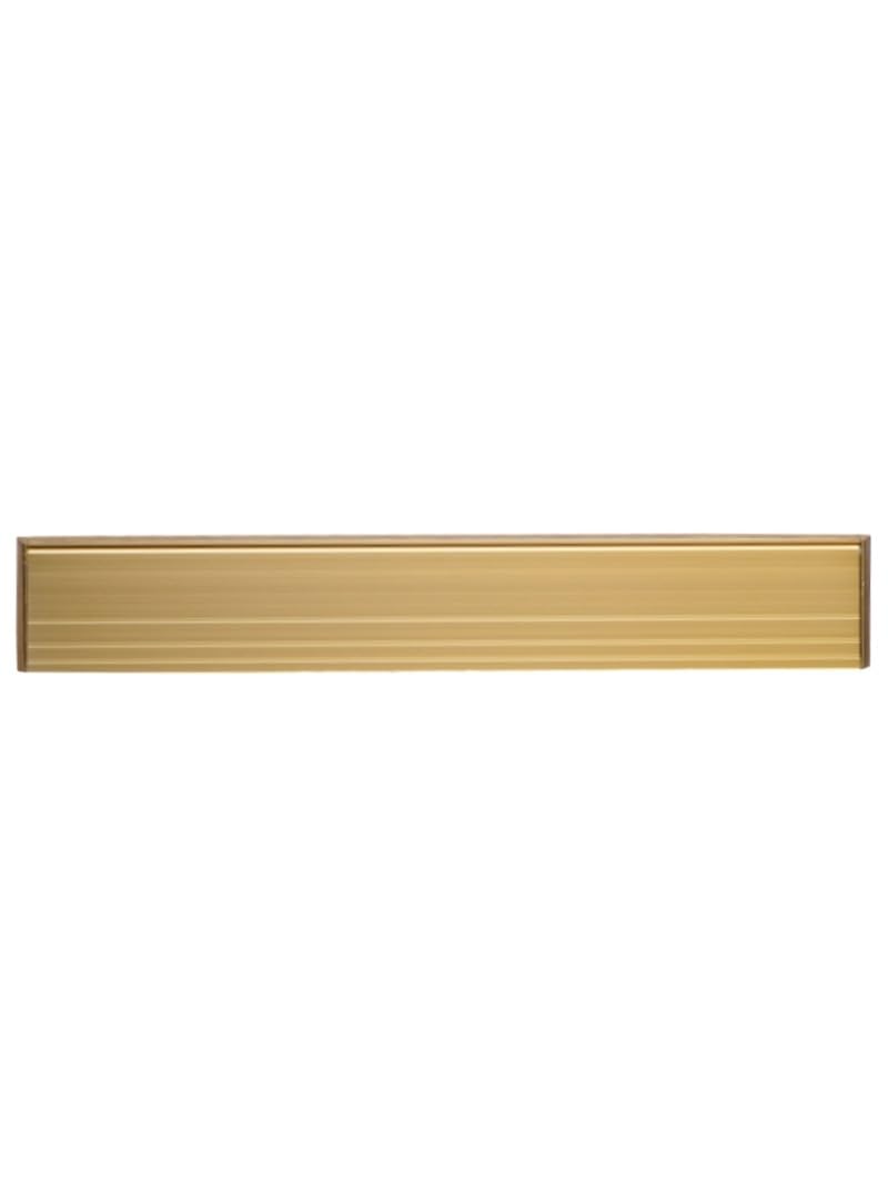 Gardinia Slim-Master Letterbox Gold Anodised Slim Line Metal Upvc Door Letterbox Slim-Master Letterbox - Gold Anodised