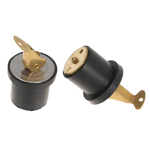 Image of Boat Drain Plug Brass Boat Plug Snap Rubber Plugs Deck Plug for Boat Marine Twist Accessories