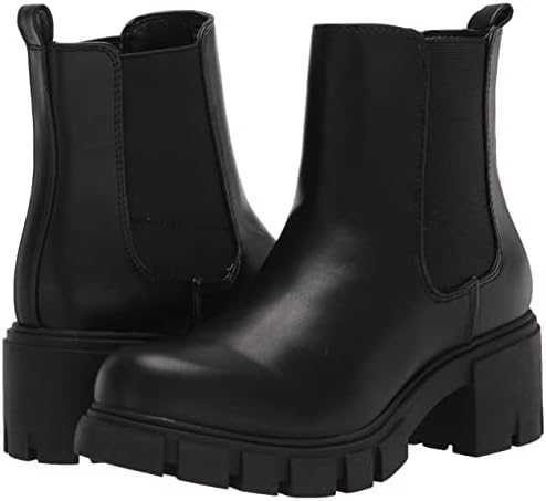 Madden Girl Women's Tessa Chelsea Boot, Black Paris, 10 | Image 6
