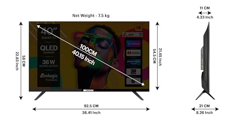 Kodak QLED SE 100 cm (40 inch) QLED Full HD Smart Linux TV 2025 Edition (40QSE5009) 6 312N7gzh2uL