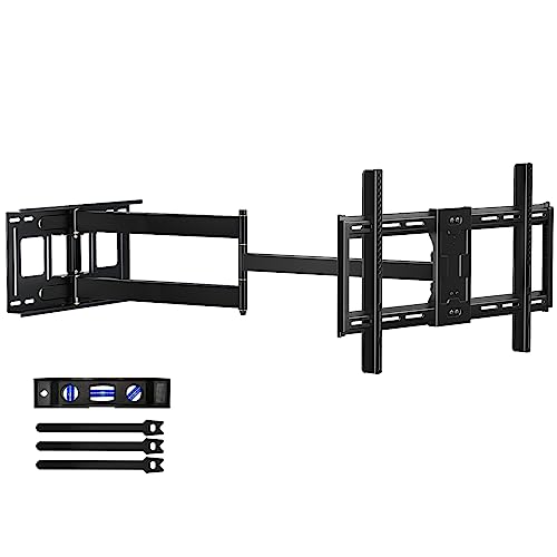 Hcmounting Long Arm Tv Wall Mount For 42-80 Inch Tvs, Full Motion Tv Mount With 43 Inch Extension Articulating Arms, Swivel And Tilt Wall Mount Tv Bracket, Holds Up To 110 Lbs, Max Vesa 600X400Mm #TOP10