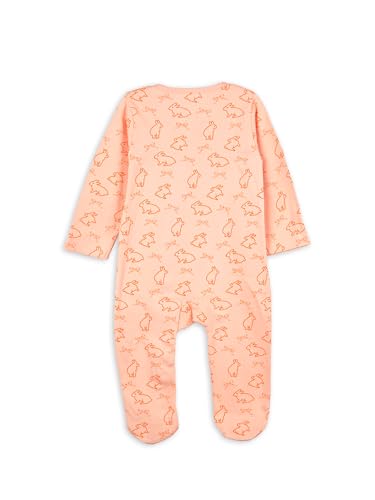 Image of Kidbea Organic Cotton Unisex Baby Romper Soft Breathable Full Sleeve Zipper Footed Bodysuit for Newborn & Infant Kids Sleepwear