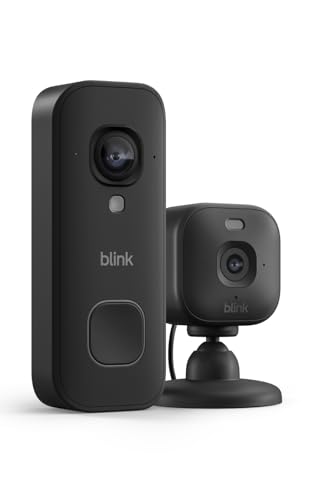 Image of Blink Wired Doorbell 2K+ (all-new) and Mini 2K+ (newest model) - 2K video resolution, enhanced audio, in-home audible alerts, continuous power (Black)