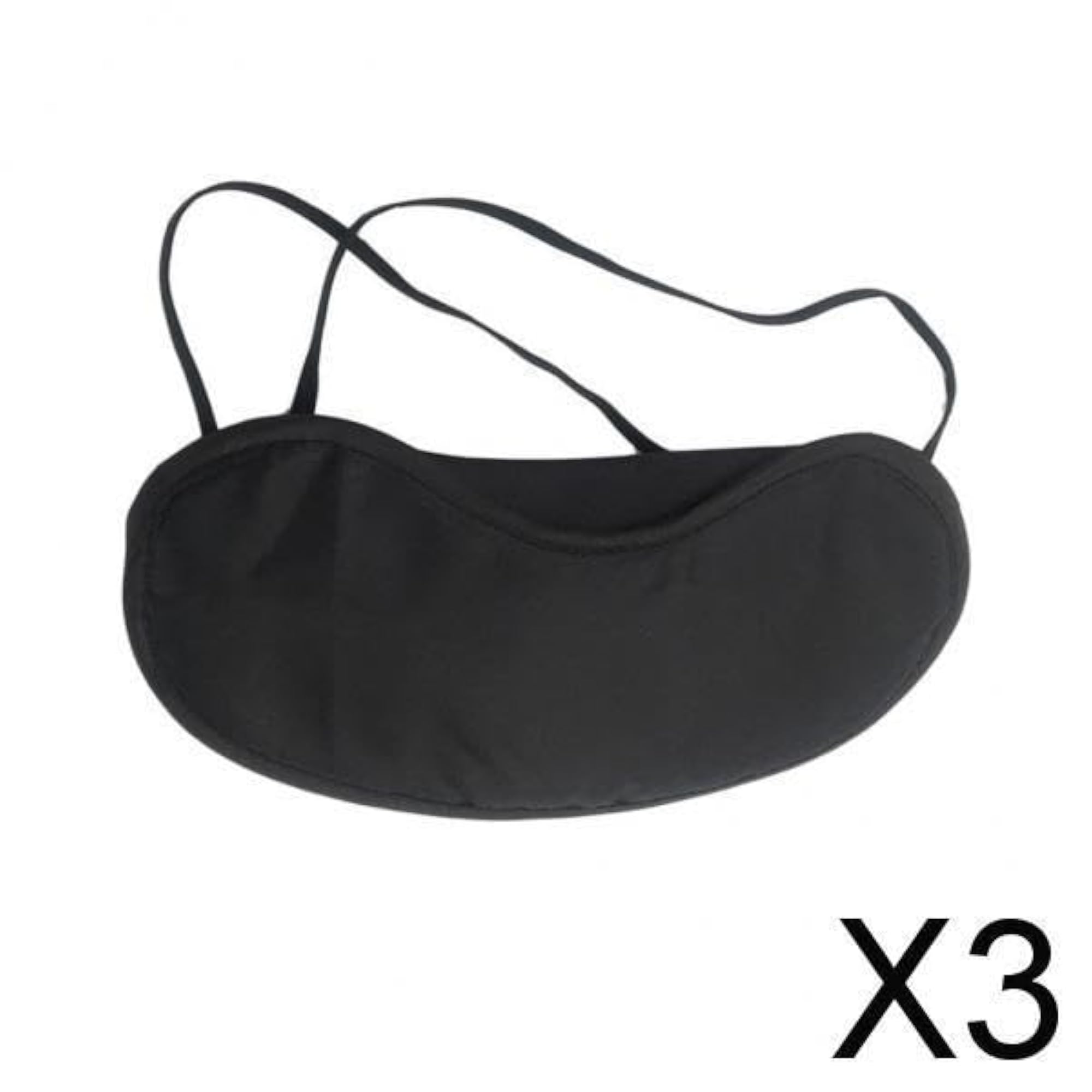 3x Soft Travel Eye Mask Blindfold Night Sleeping Relaxing Eye Mask