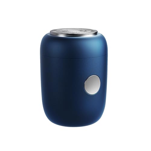 SOUJCEN Mini barbeador elétrico para homens, corpo de liga, cabeça de barbear flutuante 3D, carregam