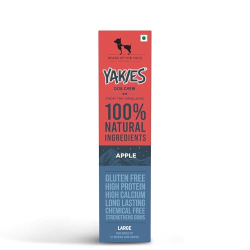 HUFT Yakies 100% Natural & Vegetarian Apple Chew Bone for Dogs (L - 75gm) (B0CYGS2M5D) Amazon Price History, Amazon Price Tracker