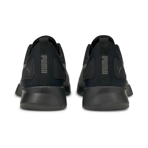 Image of PUMA Unisex Flyer Runner MESH Running Shoe, Black-Castlerock, 3.5 UK