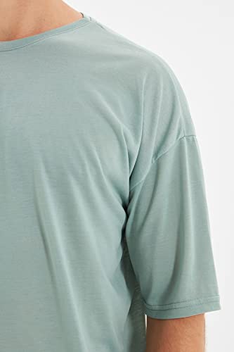 Trendyol T-Shirt Girocollo Standard Basic Oversize...