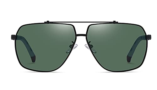 Image of Polarized Sunglasses Classic Fashion Oversized Frame for Men Driving UV Protection