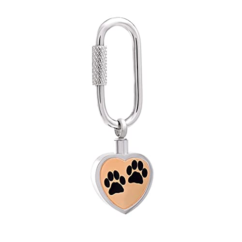 Porte-clés souvenir crémation patte de chat pour vous accompagner discrètement au quotidien