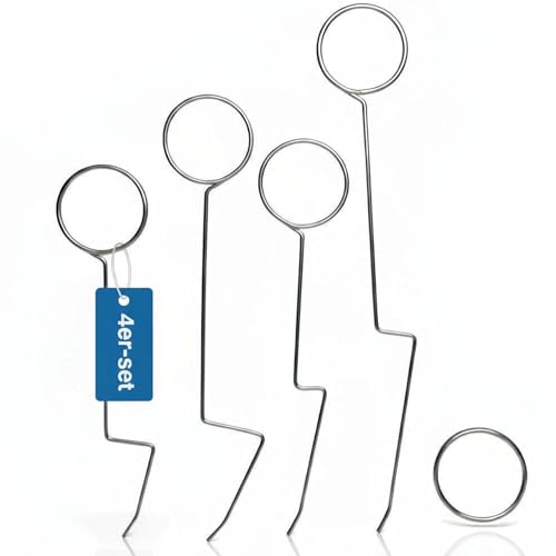 Türfallen Öffnungsnadel Set 4 Stück (1 5 mm) aus Federstahl Profi Tür Öffner Set & Türöffnungswerkzeug Türfallenöffner Universal für Schlüsseldienst und Notfälle
