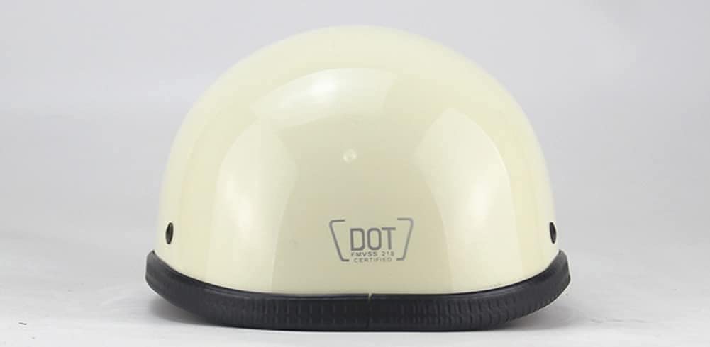 kask motocyklowy, Letni kask na skuter, quada lub cruiser z homologacją DOT dla dorosłych mężczyzn i kobiet, rozmiar M=57-58 cm