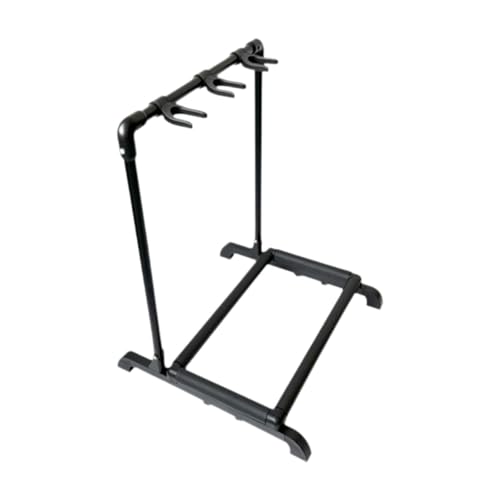 CoudarTitie 複数の楽器のギターホルダー、アコースティックギターとエレクトリックギター用の軽量のメタルスタンド