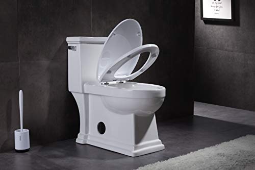 Kingston Brass Vtc1991 Victorian One-Piece 1.28 Gpf Single Flush Elongated Toilet, White #TOP3