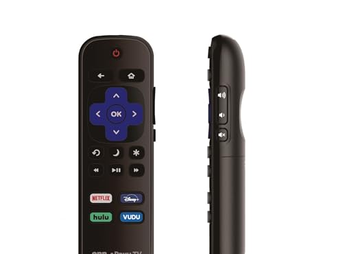 Image of OEM Replacement Remote Control Compatible with All ONN. Roku Smart 4K Ultra TVs【Only Works with Onn. Roku TV, Not for Stick and Box】 (Netflix /Disney Plus /Hulu /Vudu)