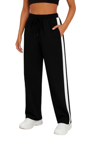 Image of dockstreet Straight Wide fit Long Length Open Bottom Jogger for Women /Trending Multi Pocket Style, Relaxed Casual Pants for Women