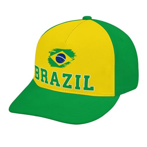 Image of Soccer National Team Baseball Cap for Men Women Adjustable Snapback Summer Sun Hat Game Day Hat for Soccer Fans