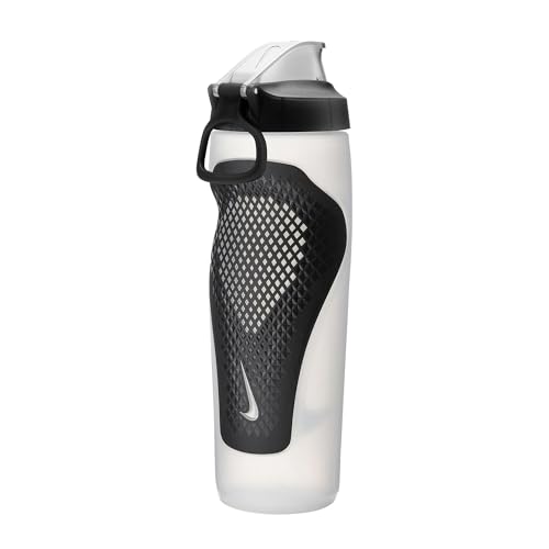 Image of Nike REFUEL BOTTLE LOCKING LID 24 OZ - GAME ROYAL /BLACK /SILVER IRIDESCENT, 709 ML