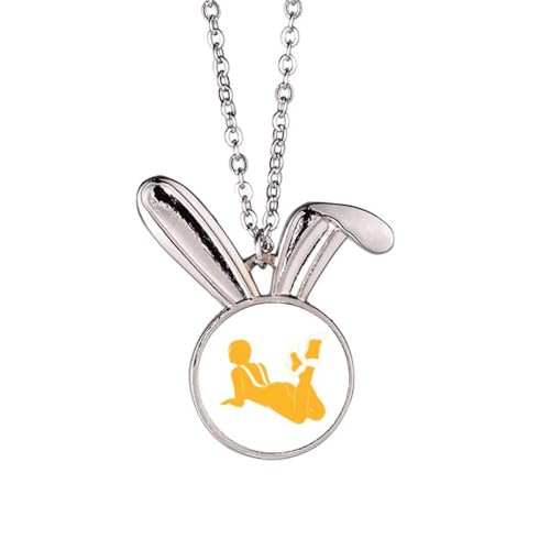Collier lapin horizontal dodu le cadeau d'anniversaire idéal