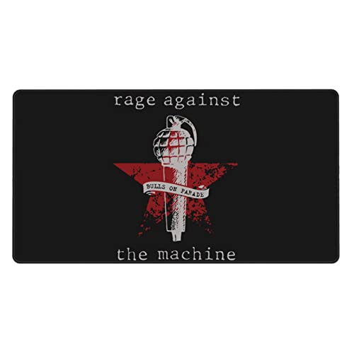 マウスパッド デスクパッド Rage Against The Machine 大判 デスクマット 滑り止め コンピューター マウス パッド ゲーム用 レーザーマウス対応 マイクロファイバー 洗える 耐久性が良い 低反発 おしゃれ 疲労低減 テーブルマット