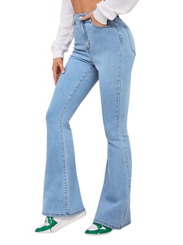 Image of Solid Low Waist Bootcut Denim Jeans for Women's & Girls'