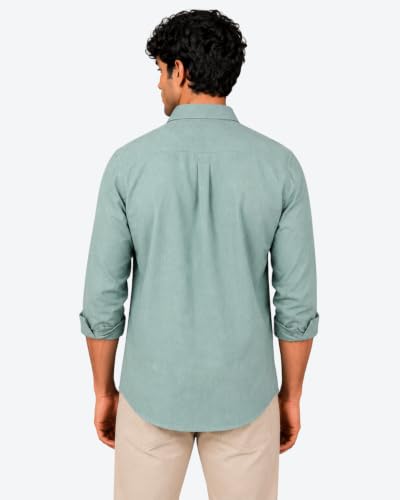 Image of Arvest Men's Solid Linen Casual Shirt | Regular Fit | Breathable | Full Sleeve