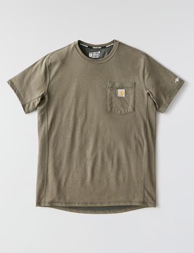 Carhartt Men's 106652 Force® Relaxed Fit Midweight Short-Sleeve Pocket