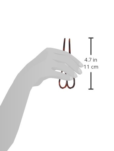 Miniatura 2 de Caravan Horquilla doble francesa con torsión en concha de tortuga, 65 onzas