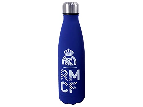 REAL MADRID CF - Botella Cantimplora de Acero, con Doble Pared,