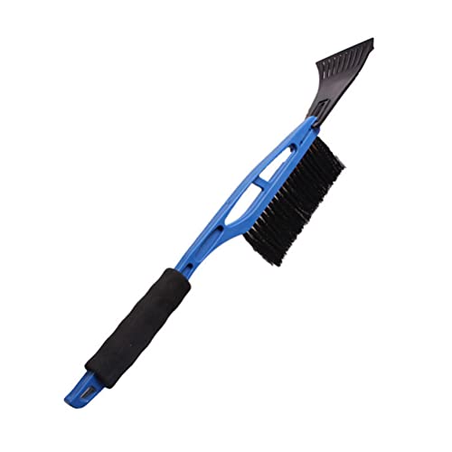 Cepillo para Nieve 2 en 1 con Raspador de Espuma para Hielo, Pala para Nieve Anticongelante para Coche, Camión, SUV, MPV, Quitahielo de Vidrio para Parabrisas (blue)