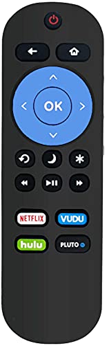 Universal Remote Control fit for All Philips ROKU TVs 32PFL4664 32PFL4763 32PFL4764 40PFL4662 40PFL4763 40PFL4764 40PFL4962 43PFL4662 43PFL4664 43PFL4763 43PFL4962 50PFL4662 50PFL4664 50PFL4763
