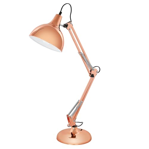 Eglo Lampada da tavolo Borgillio, lampada da tavolino da...