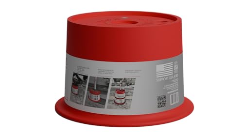 Image of ANDERSEN HITCHES | RV Travel Accessories | 1-Pack Trailer Jack Block w / Magnets | Quick Leveling Stabilizers for Trailers Jackstand Level Quickjack Heavy Duty Utility Blocks | 3608