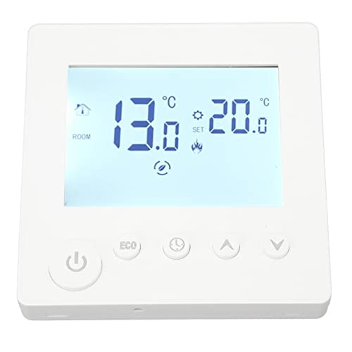 Thermostat de chauffage au sol programmable LCD 16A 240V - 6
