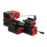 Mini-Drehmaschine DIY 6 In 1 Multifunktions-Metall-Holzdrehmaschine CNC-Werkzeug Stichsäge Schleifmaschine Bohrmaschine Kunststoffdrehmaschine Bohren Schleifen Klein und tragbar